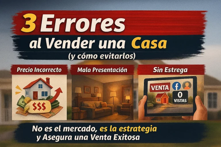 3 errores al vender una casa y como evitarlos