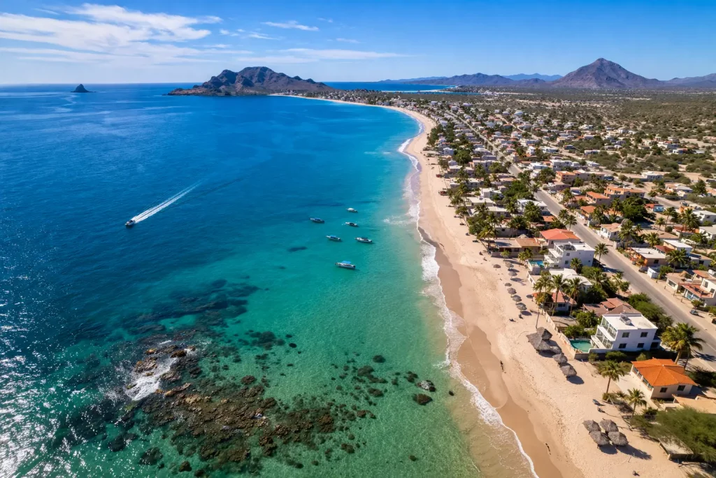 Terreno en Bahía de Kino en venta con vista al mar, ideal para inversión inmobiliaria en la costa de Sonora con Promotora Pima